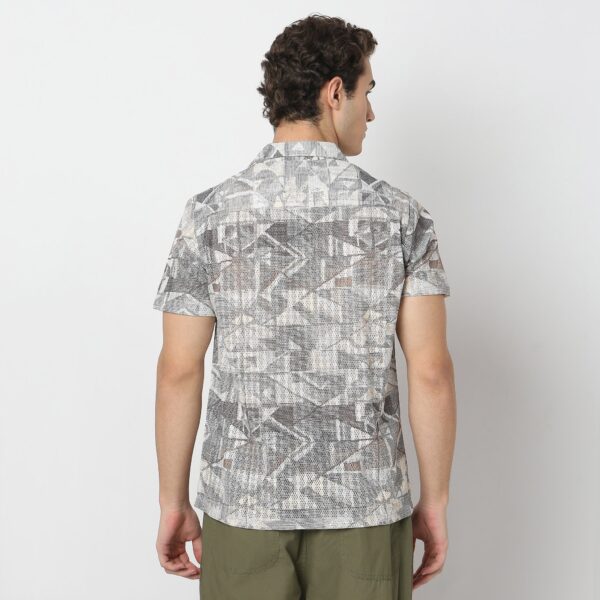 Regular Fit Printed Shirt - Image 3