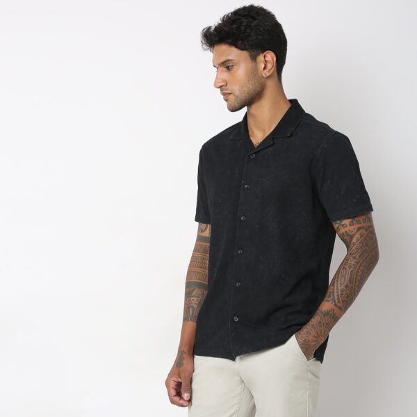 Regular Fit Structured Shirt - Image 5