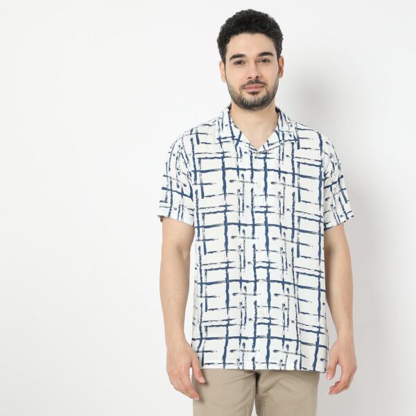 Retreat™ Shirts - Beach Company - 100% Rayon Regular Fit Printed Cuban Collar Shirt - Image 2