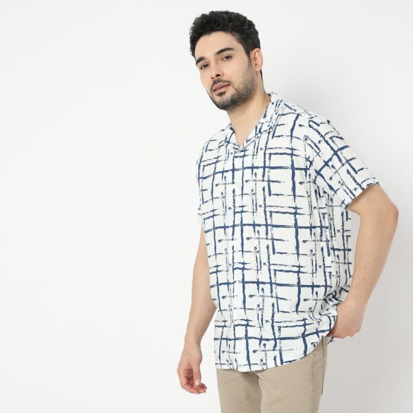 Retreat™ Shirts - Beach Company - 100% Rayon Regular Fit Printed Cuban Collar Shirt - Image 5