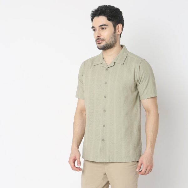 Island Shirt™ - 100% Cotton Cuban Collar - Dobby Structure - Modern Smart Shirt - Image 5