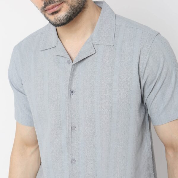 Island Shirt™ - 100% Cotton Cuban Collar - Dobby Structure - Modern Smart Shirt - Image 9