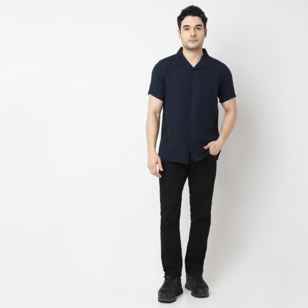 Regular Fit Structured Shirt - Image 2