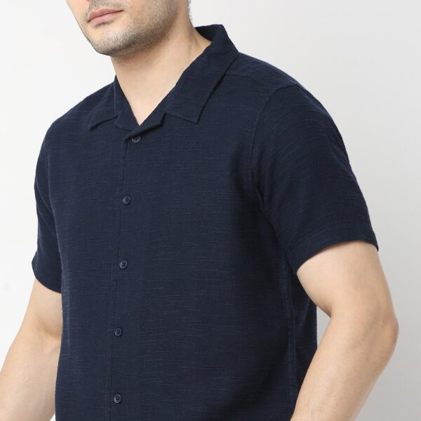 Regular Fit Structured Shirt - Image 4