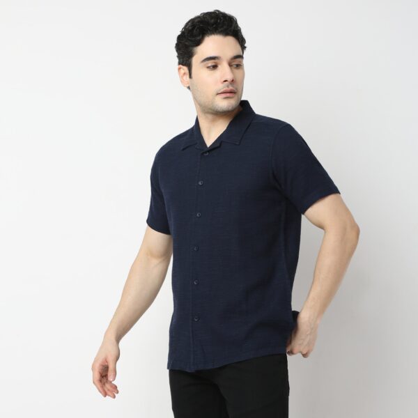 Regular Fit Structured Shirt - Image 5