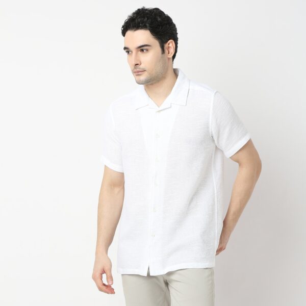 Regular Fit Structured Shirt - Image 15