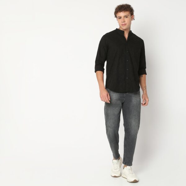 Regular Fit Structured Shirt - Image 2