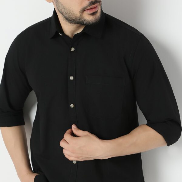 Elemental™ Easy Care Modern Smart Solid Casual - Regular Fit Shirt - Image 4