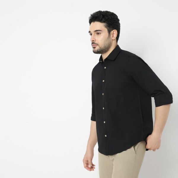 Elemental™ Easy Care Modern Smart Solid Casual - Regular Fit Shirt - Image 5