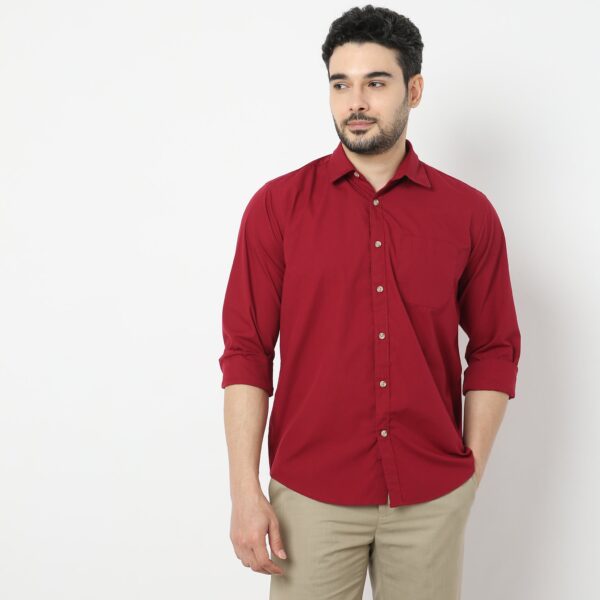 Elemental™ Easy Care Modern Smart Solid Casual - Regular Fit Shirt - Image 7