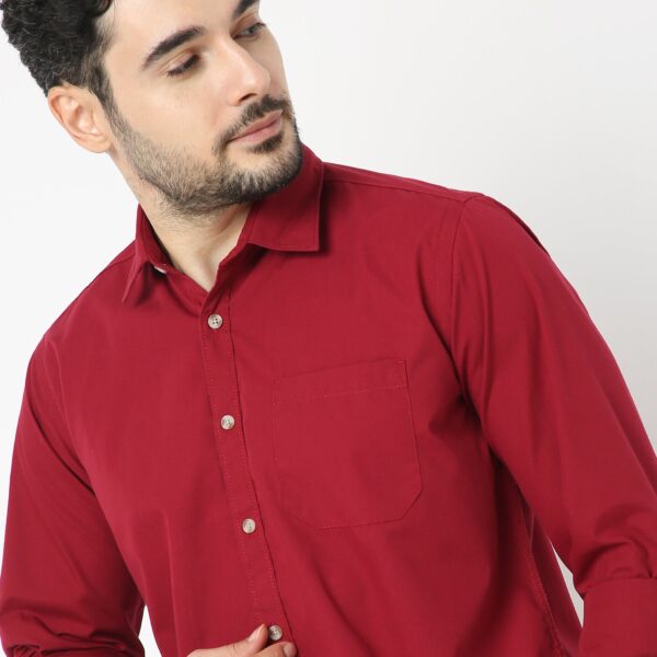 Elemental™ Easy Care Modern Smart Solid Casual - Regular Fit Shirt - Image 9