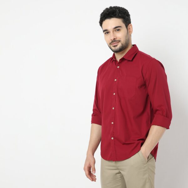 Elemental™ Easy Care Modern Smart Solid Casual - Regular Fit Shirt - Image 10