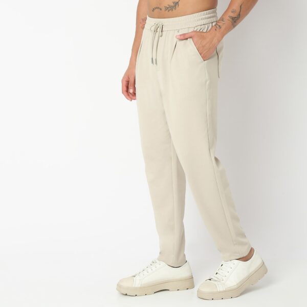 Weekend™ Pants - Knitted Fabric Lounge Pants Pull Comfort Elasticated Waist - Image 5