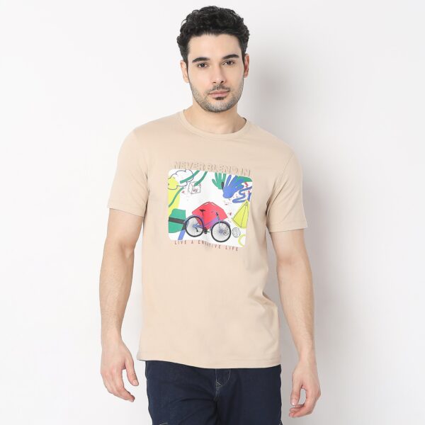 Regular Fit Graphic T-Shirt - Image 2