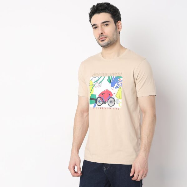 Regular Fit Graphic T-Shirt - Image 5