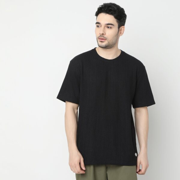 Trendy Oversized Structured T-Shirt - Image 2