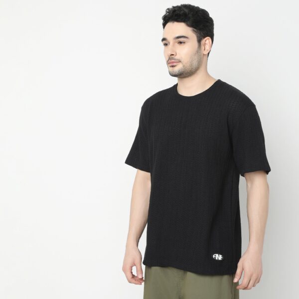 Trendy Oversized Structured T-Shirt - Image 5