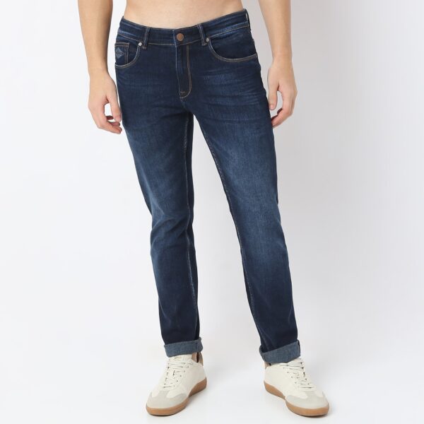 Union of Denim® - Adv XXII - Knitted Structure Denim - Straight Fit Classic Full Length Jeans - Image 2