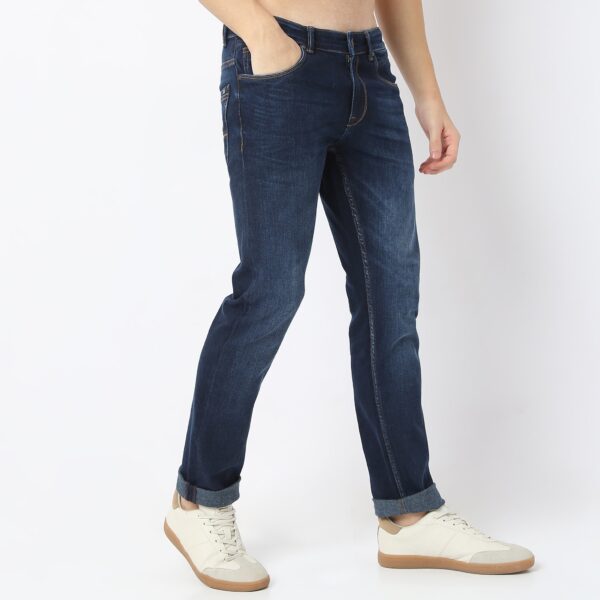 Union of Denim® - Adv XXII - Knitted Structure Denim - Straight Fit Classic Full Length Jeans - Image 5