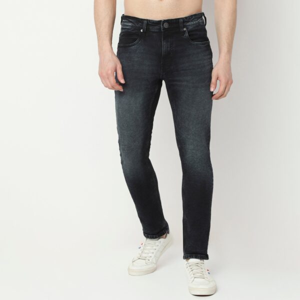 Slim Fit Heavy Towel Wash Jeans - Image 2