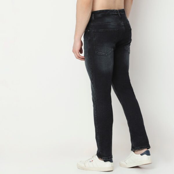 Slim Fit Heavy Towel Wash Jeans - Image 3