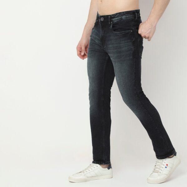 Slim Fit Heavy Towel Wash Jeans - Image 5