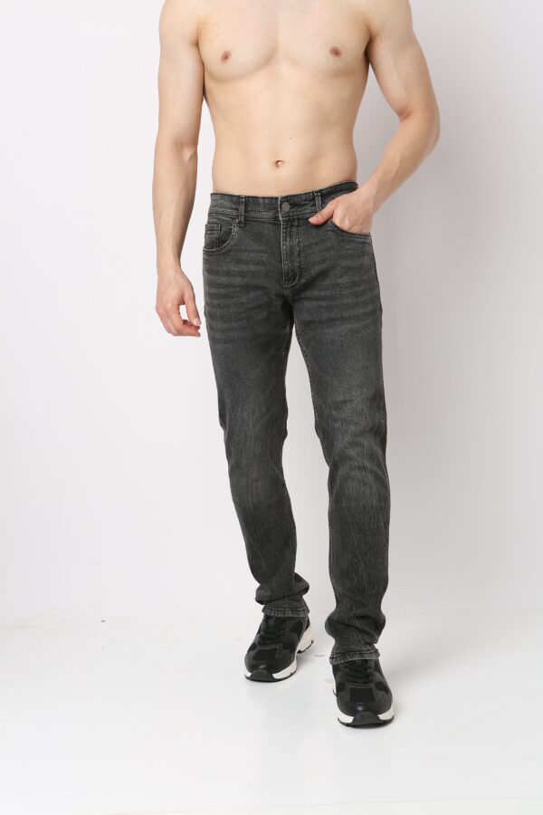 Union of Denim® - Grey Stone Rinsed - 3D Whisker Jeans - Straight Fit - Image 2