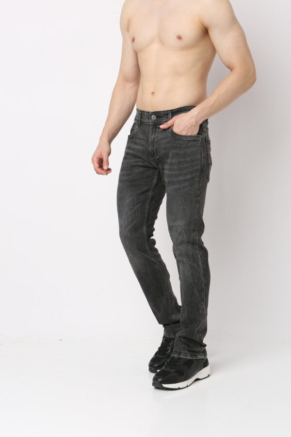 Union of Denim® - Grey Stone Rinsed - 3D Whisker Jeans - Straight Fit - Image 5