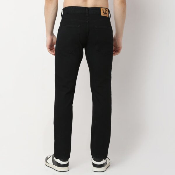 Tapered Fit Cropped Length Jeans - Image 3