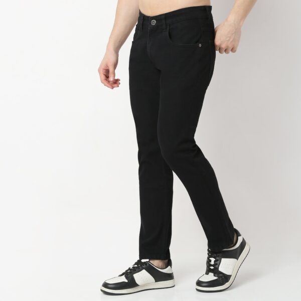 Tapered Fit Cropped Length Jeans - Image 5