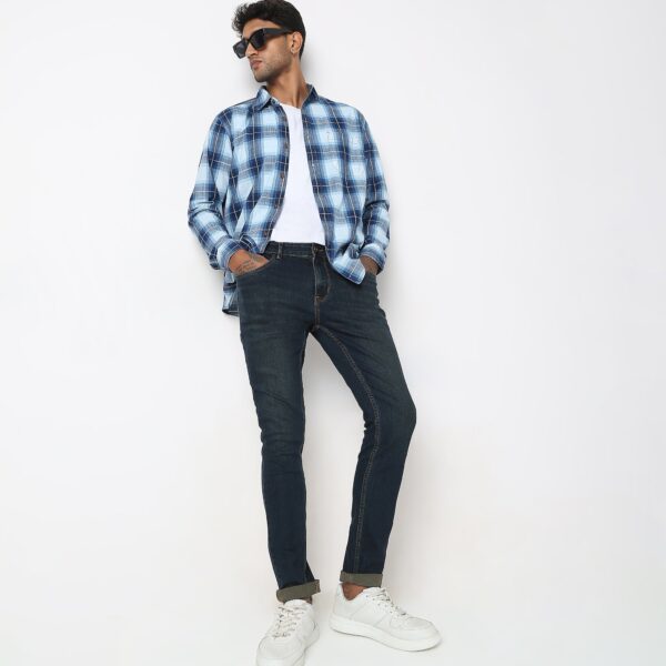 Union of Denim® - Cotton E-Fast Indigo Denim Stone Sky Fade Vintage Wash - Skinny Fit Jeans !! Great Value