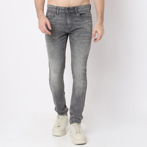 Union of Denim® Whisker Washed with E-Fast® Stretch Skinny Fit Jeans - Image 2