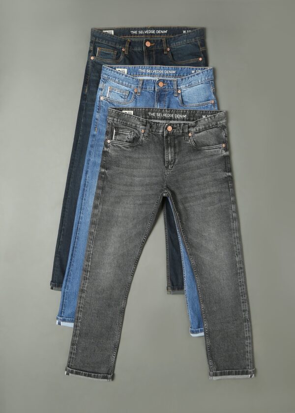 Tapered Crop Fit Selvedge Denim - Image 10