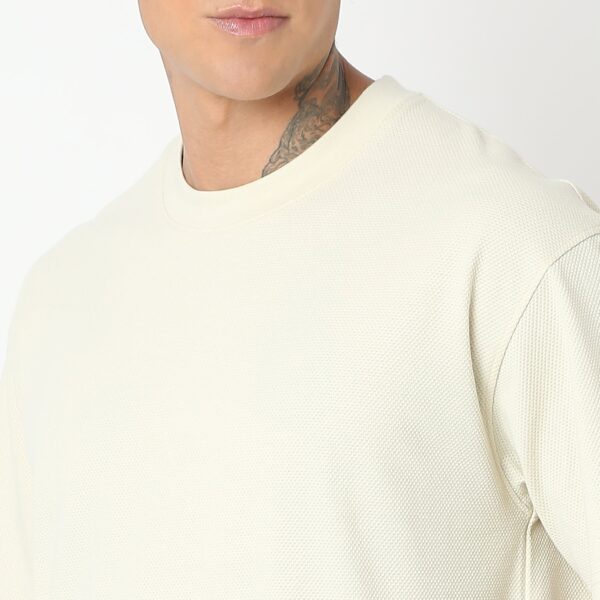 Oversize Pop Knit Structured T-Shirt (Matching Shorts Available) - Image 4