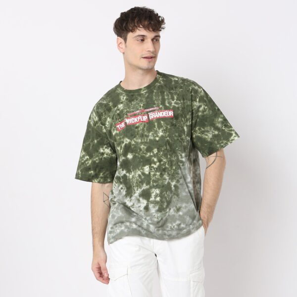 Modern Street - Tie & Dye - Oversize Crew Neck Tee - Image 2